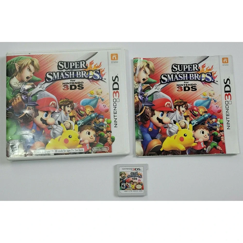 Super Smash Bros 3DS (Nintendo 3DS, 2014) CIB Complete‎ In Box